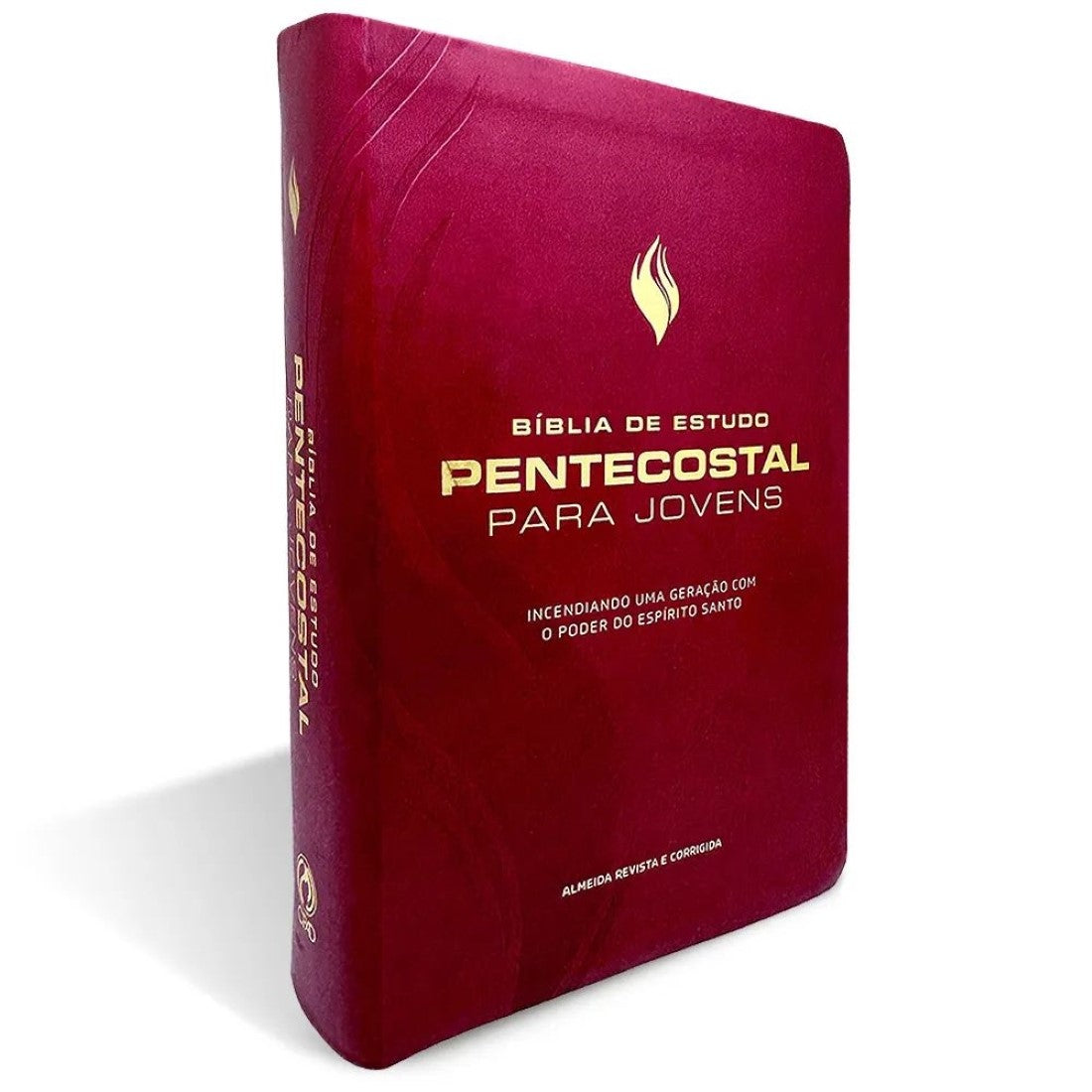 Bíblia de Estudo Pentecostal para jovens - Média - Luxo - Vinho