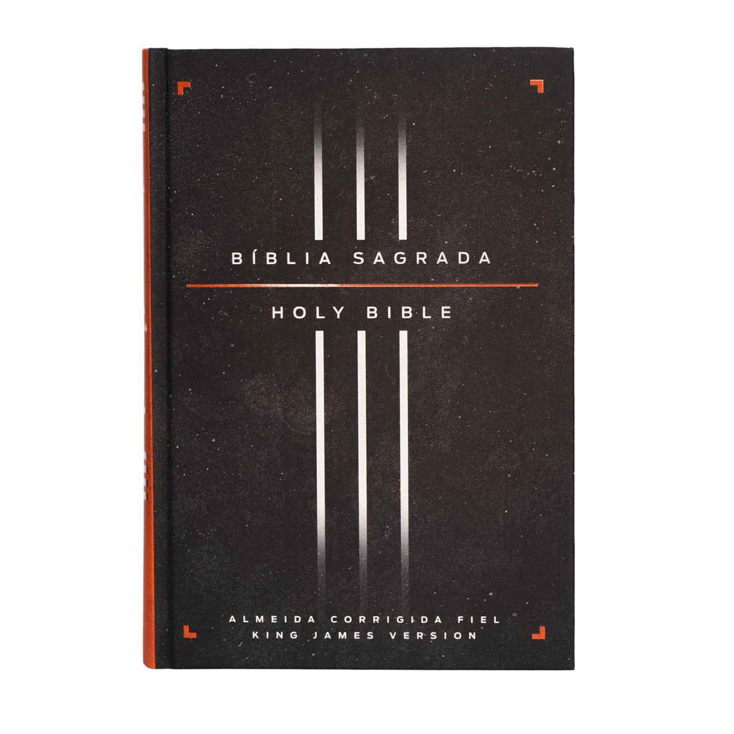 Bíblia Bilíngue, Português/Inglês, ACF/KJV, Capa Dura, Leitura Perfeita